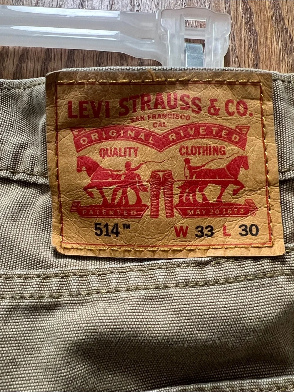 Levi's Straight-Leg Khaki
